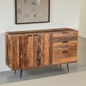 Buffet en bois recyclé industriel MELISSA 150cm