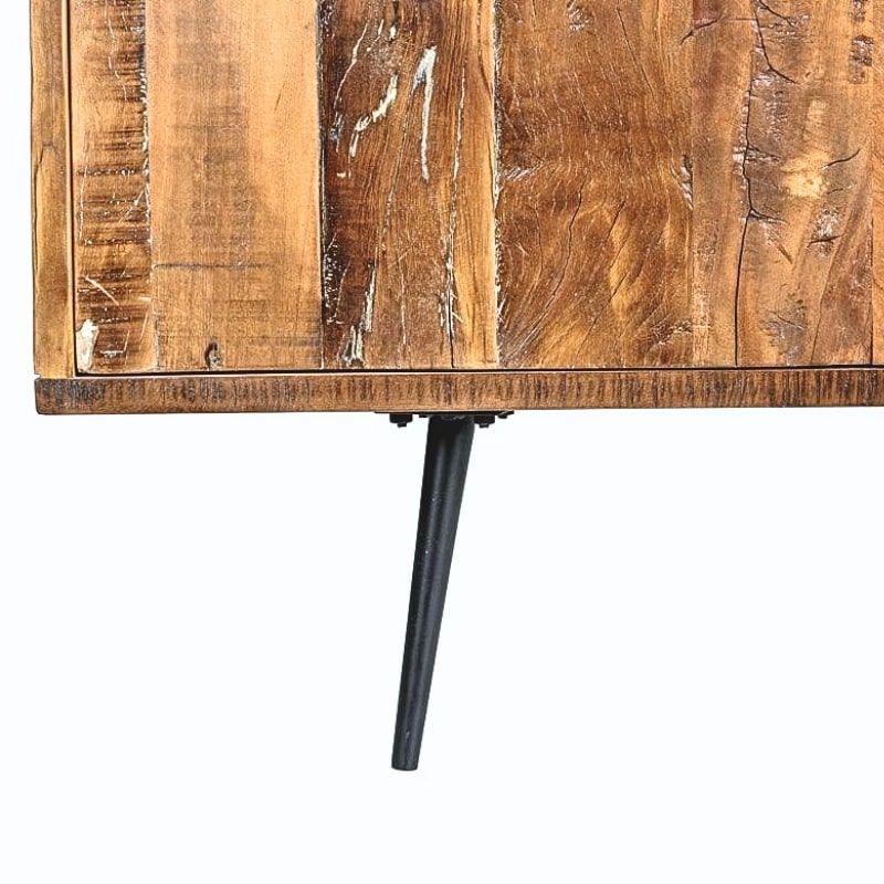 Buffet industriel en bois recyclé MELISSA 193cm