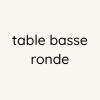 Table basse ronde