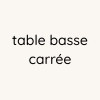 Table basse carrée