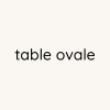 Table ovale