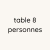 Table 8 personnes