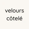 Canapé velours côtelé